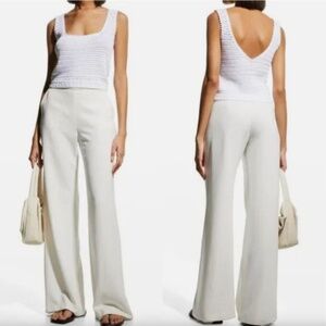 Vince Crochet Knit Tank Camisole Top White size XS organic cotton